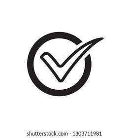 Checkmark Icon Vector Logo template