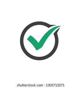 Checkmark Icon Vector Logo template