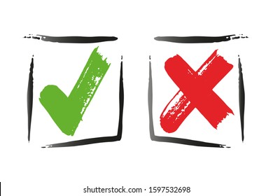 checkmark icon vector, on white background editable eps10 Simple marks graphic design.  Vector illustration Tick icon set.
