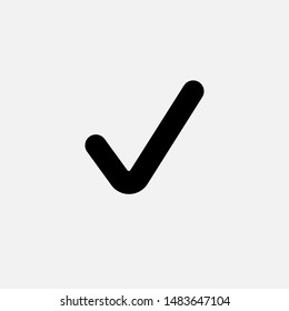 Checkmark Icon - Vector, Sign and Symbol for Design, Presentation, Website or Apps Elements.