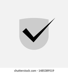 Checkmark Icon - Vector, Sign and Symbol for Design, Presentation, Website or Apps Elements.