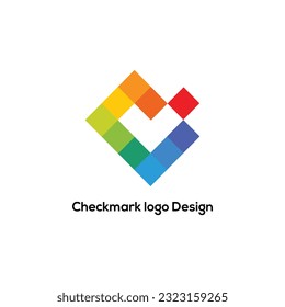 Checkmark logo design vector file
