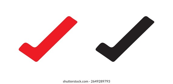 Checkmark  on white background. Isolated vector sign symbol. tick mark icon vector illustration eps 10