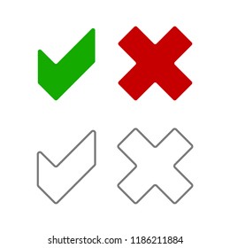 icono de esquema de marca de verificación