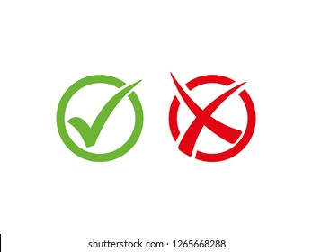 checkmark set icon vector, on white background editable eps10