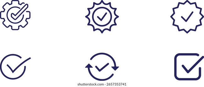 Auswahlfeld, Stempel, Abzeichen, Emblem, Symbol, Pfeil nach unten in der Vektorgrafik und verschiedene kreisförmige Formen mit Auswahlfeldern	