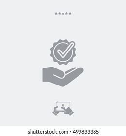 Checkmark symbol - Minimal modern icon