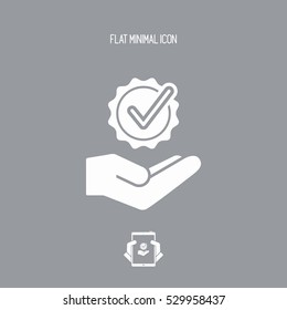 Checkmark symbol - Minimal modern icon