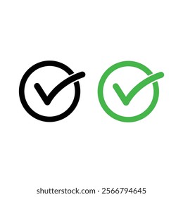 check-mark symbol. tick icon. correct 