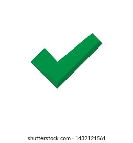 Checkmark tick, ok check vector icon