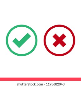 Checkmark vector icon, approved symbol. Simple, flat design for web or mobile app