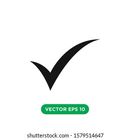 checkmark vector icon design concept