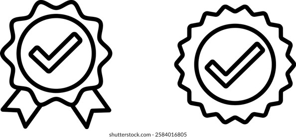 "Checkmark Vector Icon Representing Completion, Approval, and Success"