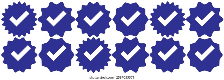 checkmark vector, checkmark icon set, approved symbol, checked checkbox mark, checkmark set, editable line.
