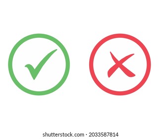 Markierungsfeld und x oder Markierungssymbol markieren und verweigern Symbol für Apps und Websites, Markierungsmarkierungsoption, Auswahlkästchen, Auswahlkästchen, Auswahlkästchen, Auswahlkästchen für die Auswahlliste