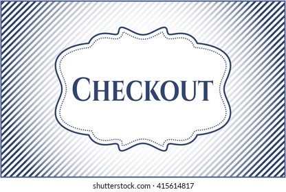 Checkout colorful banner
