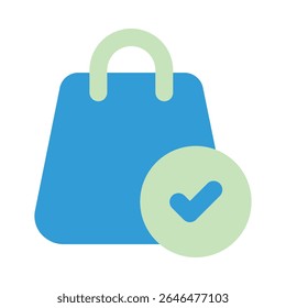checkout duo tone icon editable vektor