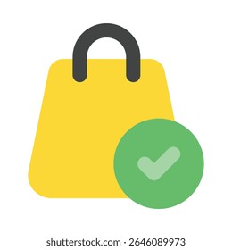 checkout flat icon editable vektor