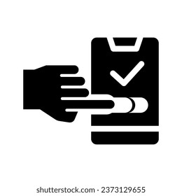 checkout glyph icon illustration vector graphic. Simple element illustration vector graphic, suitable for app, websites, and presentations isolated on white background