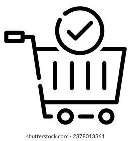 Checkout icon Illustration, for web, app, infographic, etc