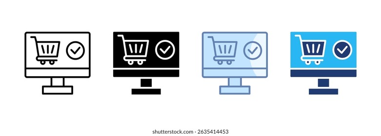 Checkout Icon Set Multiple Style Collection