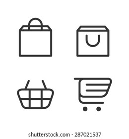Checkout Icon Symbol Set