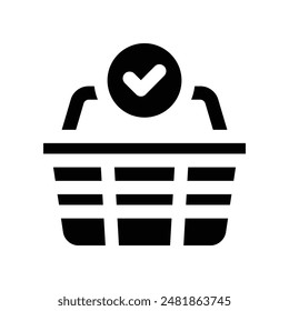 Icono de Completar compra. Icono de línea de Vector para tu Sitio web, móvil, presentación y diseño de logotipo.