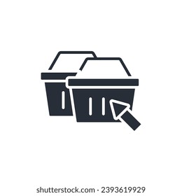Checkout-Symbol. vector.Editable stroke.linear style sign for use web design,logo.Symbol illustration.