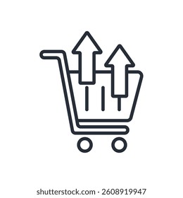 checkout icon. vector.Editable stroke.linear style sign for use web design,logo.Symbol illustration.