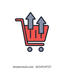 checkout icon. vector.Editable stroke.linear style sign for use web design,logo.Symbol illustration.