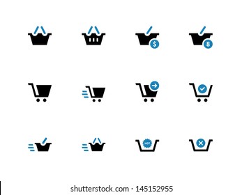 Ícones de retirada no plano de fundo branco. Ilustração vetorial. 