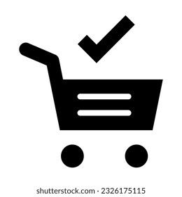 Checkout Vector Glyph Icon For Personal And Commercial Use.
