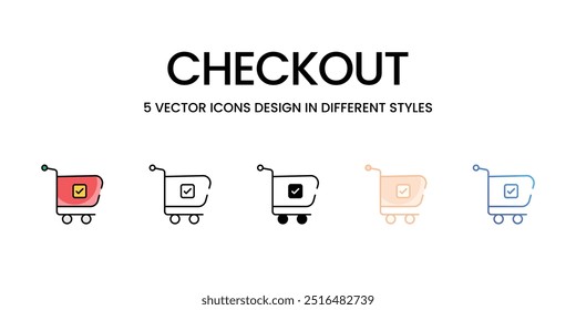 Ícone de vetor de saída pronto para usar a ilustração de vetor