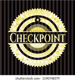 Checkpoint golden badge