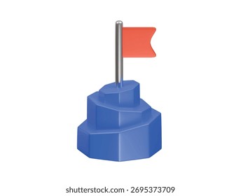  checkpoint icon 3d illustration render