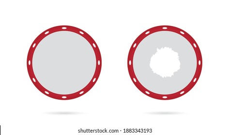 Checkpoint icon. Save point concept in computer games. Vector
