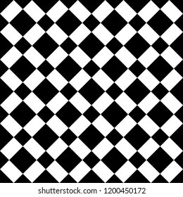Checks pattern. Squares backdrop. Ethnic motif. Checkered background. Mosaic ornament. Tribal wallpaper. Diamonds image. Digital paper, textile print, web design, page fill, abstract. Seamless vector.