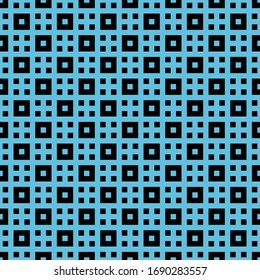 Checks pattern. Squares illustration. Tiles wallpaper. Seamless ornament. Ethnic motif. Shapes ornate. Forms background. Digital paper, textile print, web design, abstract image. Vector artwork