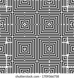 Cheques, cuadrados, líneas, trazos, curvas sin fisuras. Ornamento étnico geométrico. Antecedentes tribales. Impresión textil étnica. Papel pintado. Imágenes abstractas. Motivo popular. Obra vectorial.