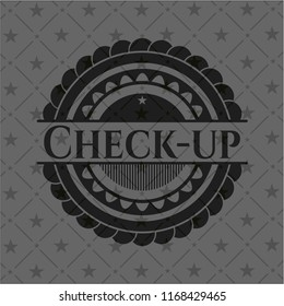 Check-up black emblem