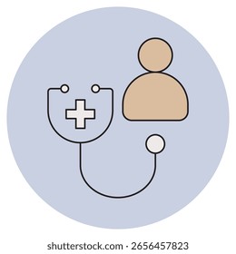 Icono de chequeo, chequeos de rutina Su primera línea de defensa de la salud, manténgase a la vanguardia La importancia de los chequeos médicos regulares, Vector