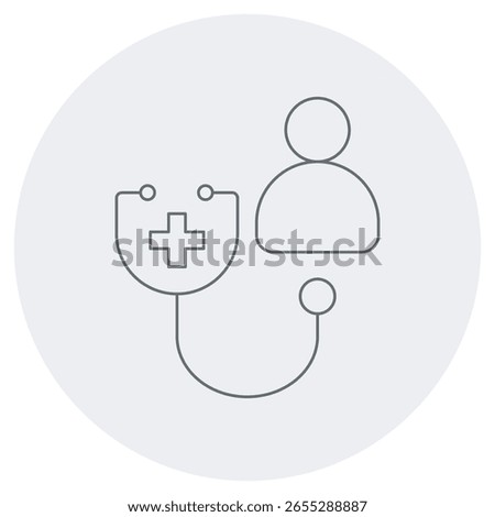 Checkup icon, Routine Checkups Your First Line of Health Defense, Stay Ahead The Importance of Regular Health Checkups, vector