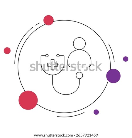 Checkup icon, Routine Checkups Your First Line of Health Defense, Stay Ahead The Importance of Regular Health Checkups, vector
