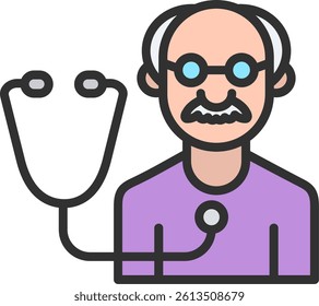 Checkup Outline Filled Style Icon