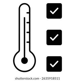 Checkup Vector Icon Indicating Health Monitoring Procedure