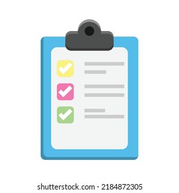 Checlist icon. Subtable to place on project management, to-do, etc.