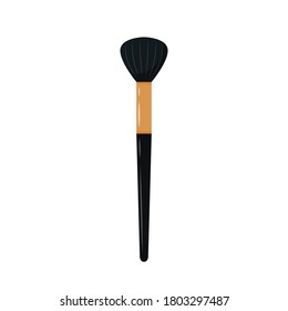 Cheek brush vector. Cheek brush on white background.