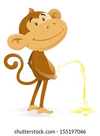 Cheeky Monkey takes the Pee