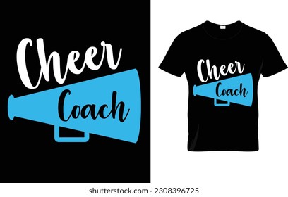 
 Cheer Coach Cheerleading Gift T-Shirt svg