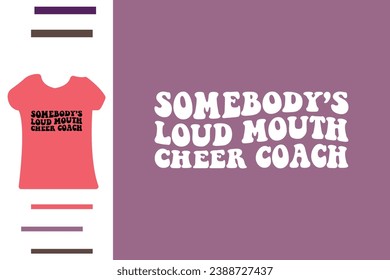 Cheer coach t shirt design